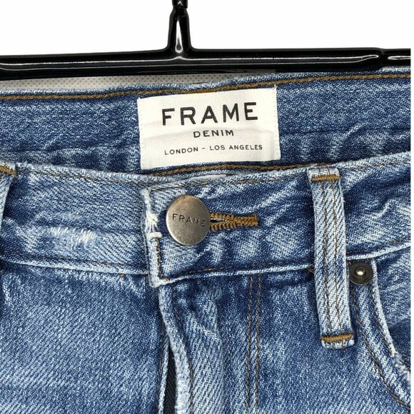Frame Denim Boyfriend High Rise Light Wash Relaxed - Picture 2 of 5